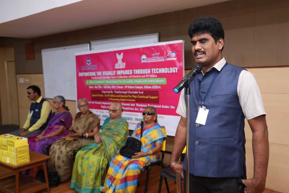 Thaaikarangal empowering visually impaired individuals through computer training, education, skill development and employment opportunities